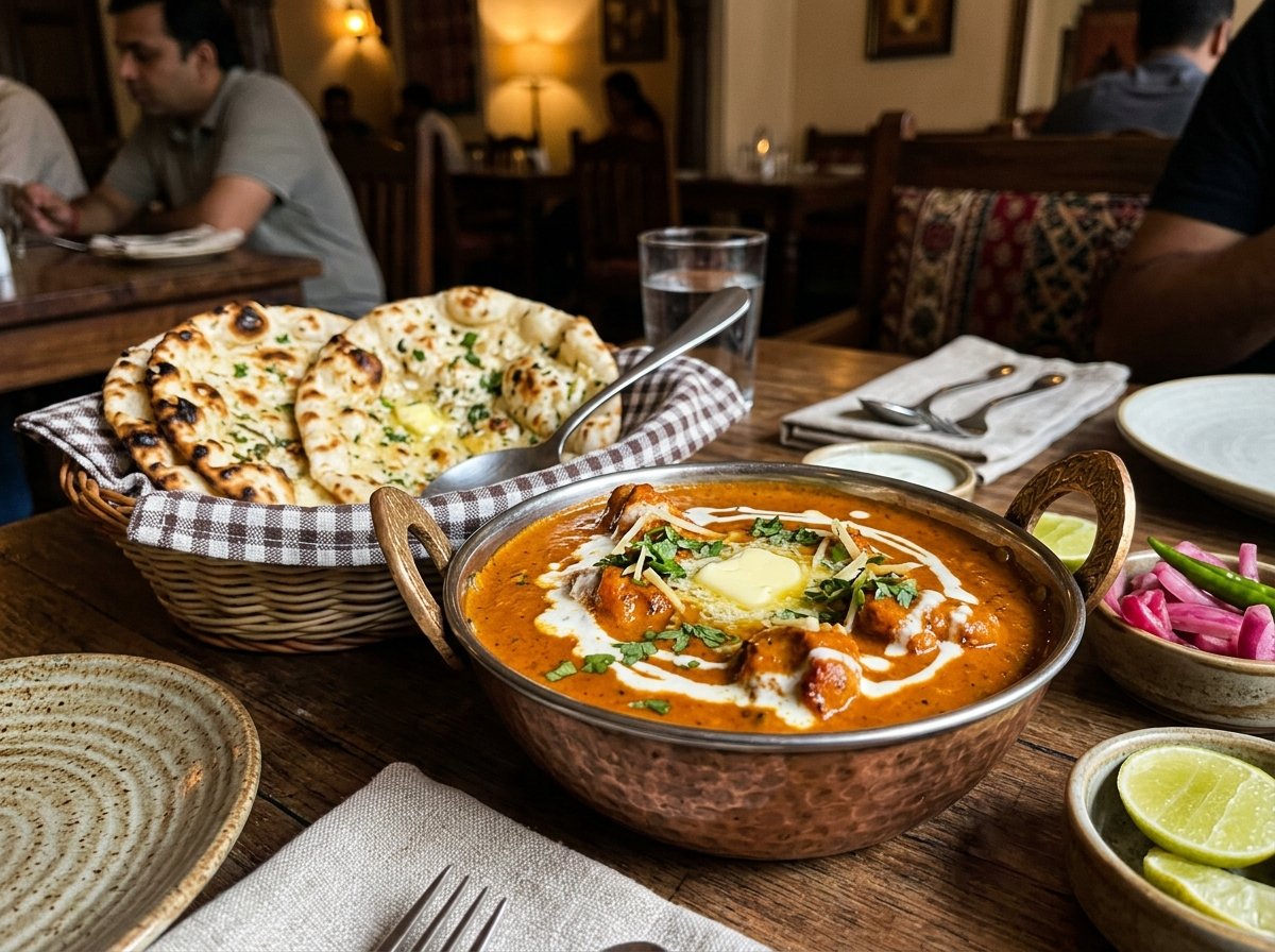 Murgh Makhani Butter Chicken & Garlic Naan